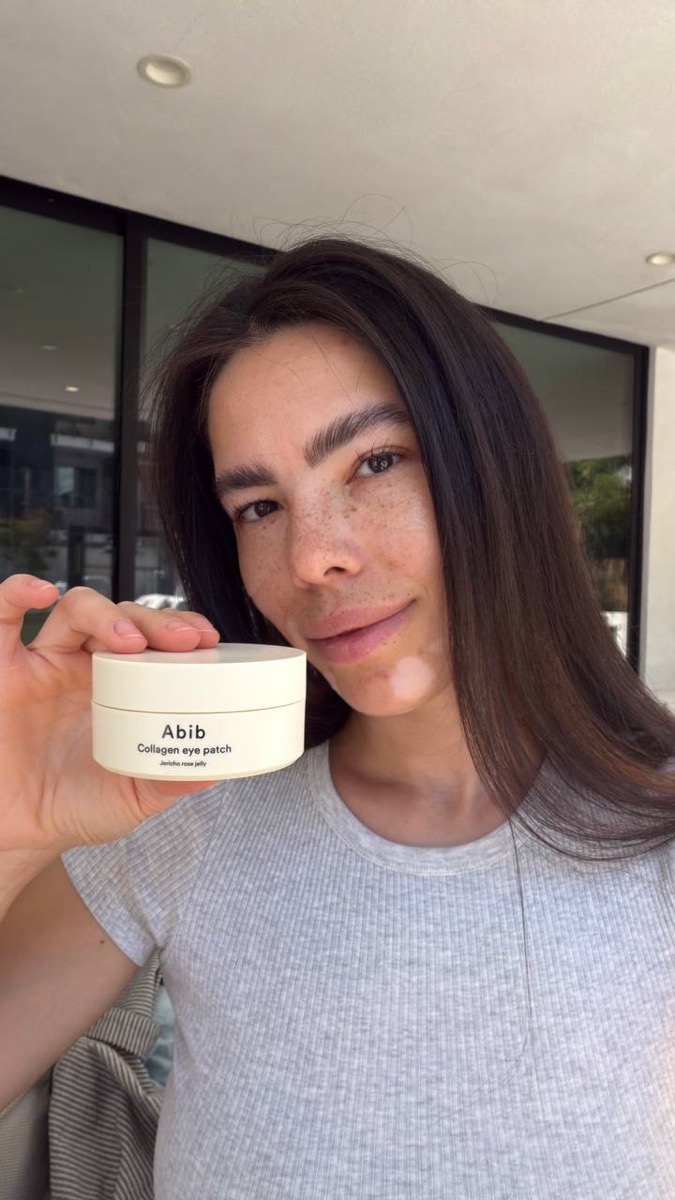 Abib collagen eye patch — UGC photo by Valerie